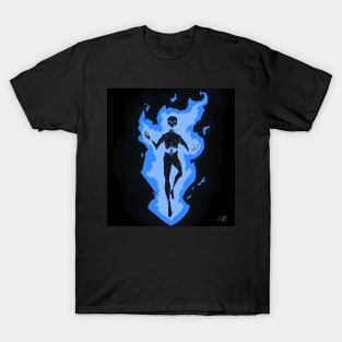 Spark Crispy the Skeleton Fire Demon T-Shirt